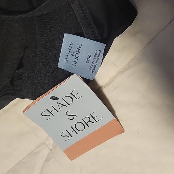 Shade & Shore Black Bikini Top Size 34 DD - Picture 6 of 10